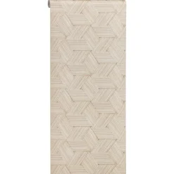 Behang Lilly Bruin/Wit