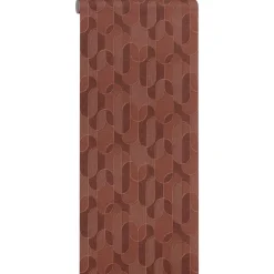 Behang Ruby Donkerrood