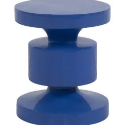 Bijzettafel Tuin Pinetto Blauw 33x33x40 cm