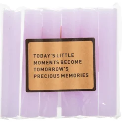 Dinerkaars Soft Lila 12 cm - 6 Stuks