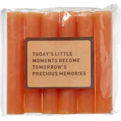 Dinerkaars Zalmoranje 12 Cm - 6 Stuks