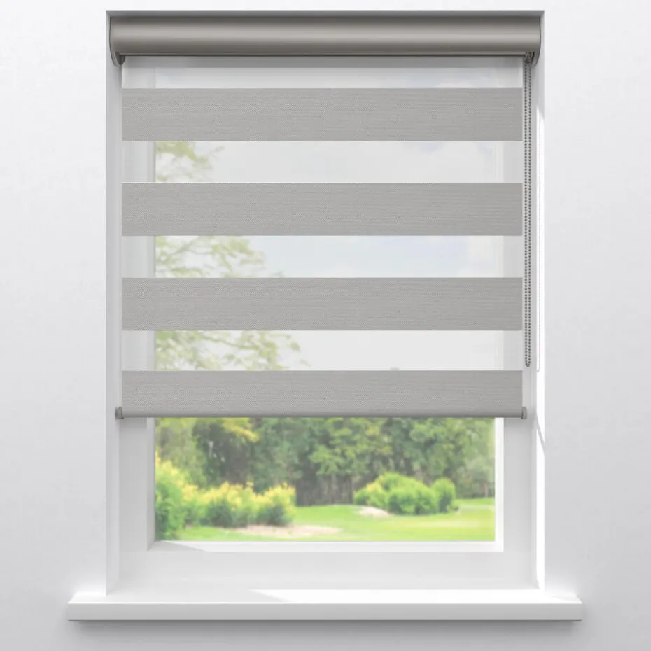 Duo Rolgordijn Hidde Lichtgrijs
