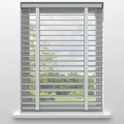 Fenstr Aluminium Jaloezie Mels Lichtgrijs 50mm