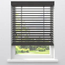 Fenstr Bamboe Jaloezie Wietze Donker Bruin 50mm