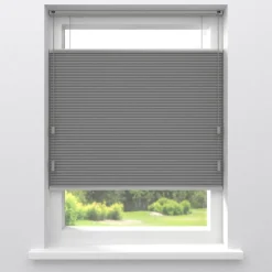 Fenstr Dubbel Plissé Aniek Grijs Verduisterend