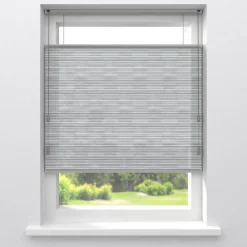 Fenstr Dubbel Plissé Ezra Lichtgrijs Lichtdoorlatend