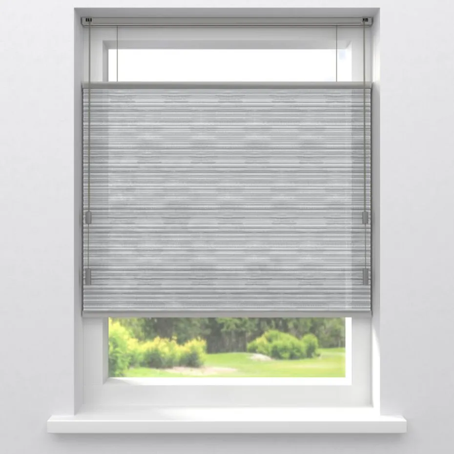 Fenstr Dubbel Plissé Ezra Lichtgrijs Lichtdoorlatend
