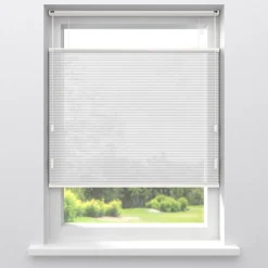 Fenstr Dubbel Plissé Lizzy Wit Lichtdoorlatend