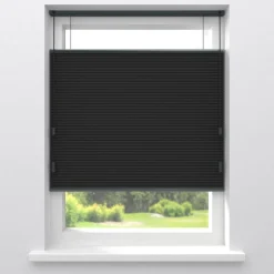 Fenstr Dubbel Plissé Thirza Zwart Verduisterend
