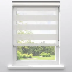 Fenstr Duo Rolgordijn Noan wit