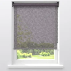 Fenstr Rolgordijn Febe Antraciet Transparant