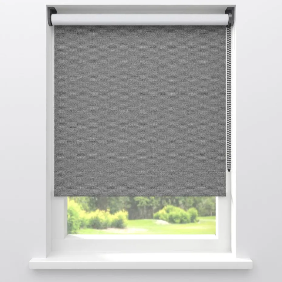 Fenstr Rolgordijn Fiene Grijs Verduisterend