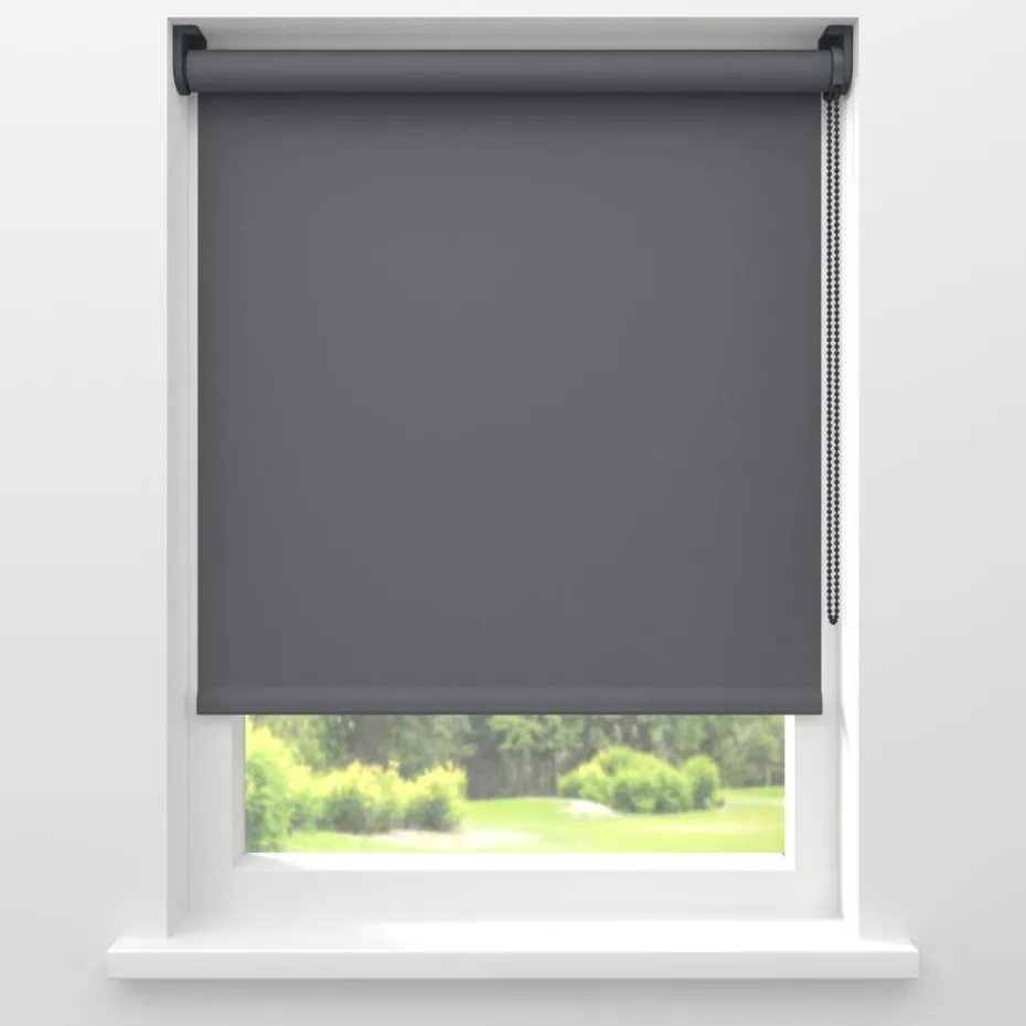 Fenstr Rolgordijn Mara Antraciet Verduisterend