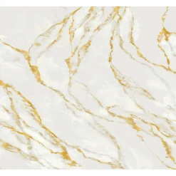 Fotobehang Mare Marmer Wit/Goud