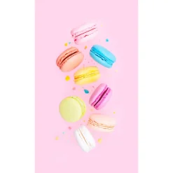 Fotobehang Palm Roze