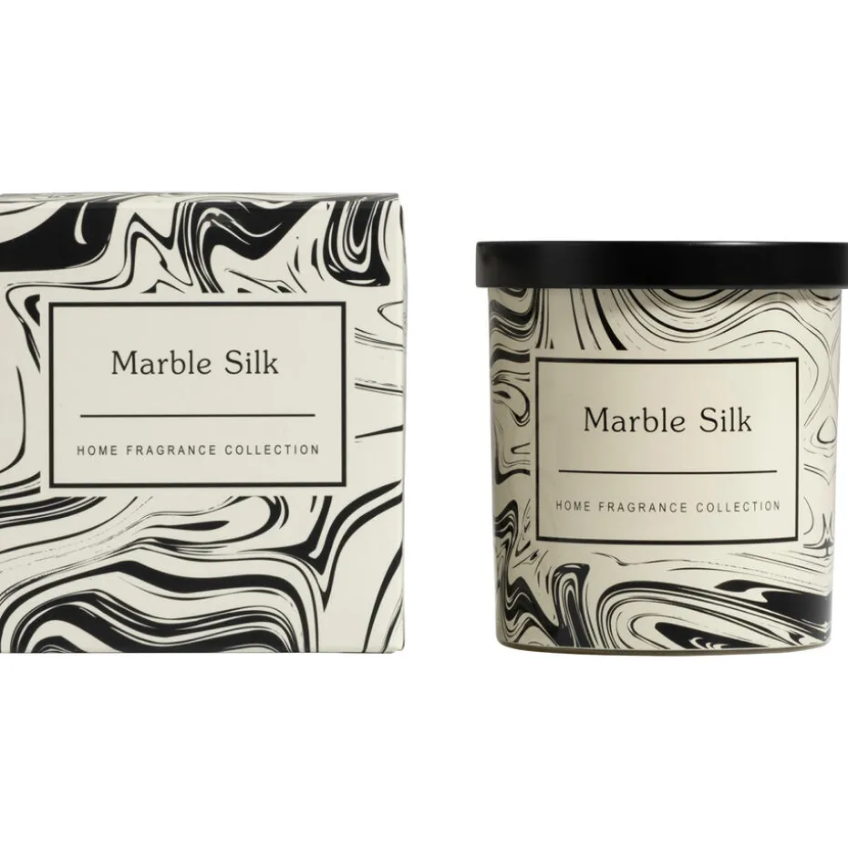Geurkaars Marble Silk