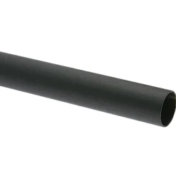 Gordijnroede 240 cm Mat Zwart Staal - Ø28mm