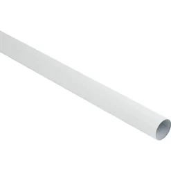 Gordijnroede 200 cm Wit Metaal Ø28mm