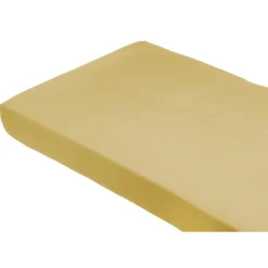 Hoeslaken Katoen Oker - 90x200cm