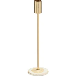 Kandelaar Oppido Goud/Wit 26 cm