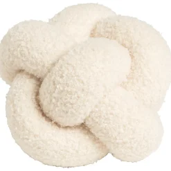 Kussen Knoop Wit Ø18 cm