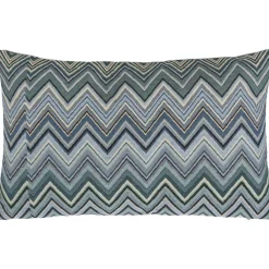 Kussen Zigzag Blauw 30x50 cm