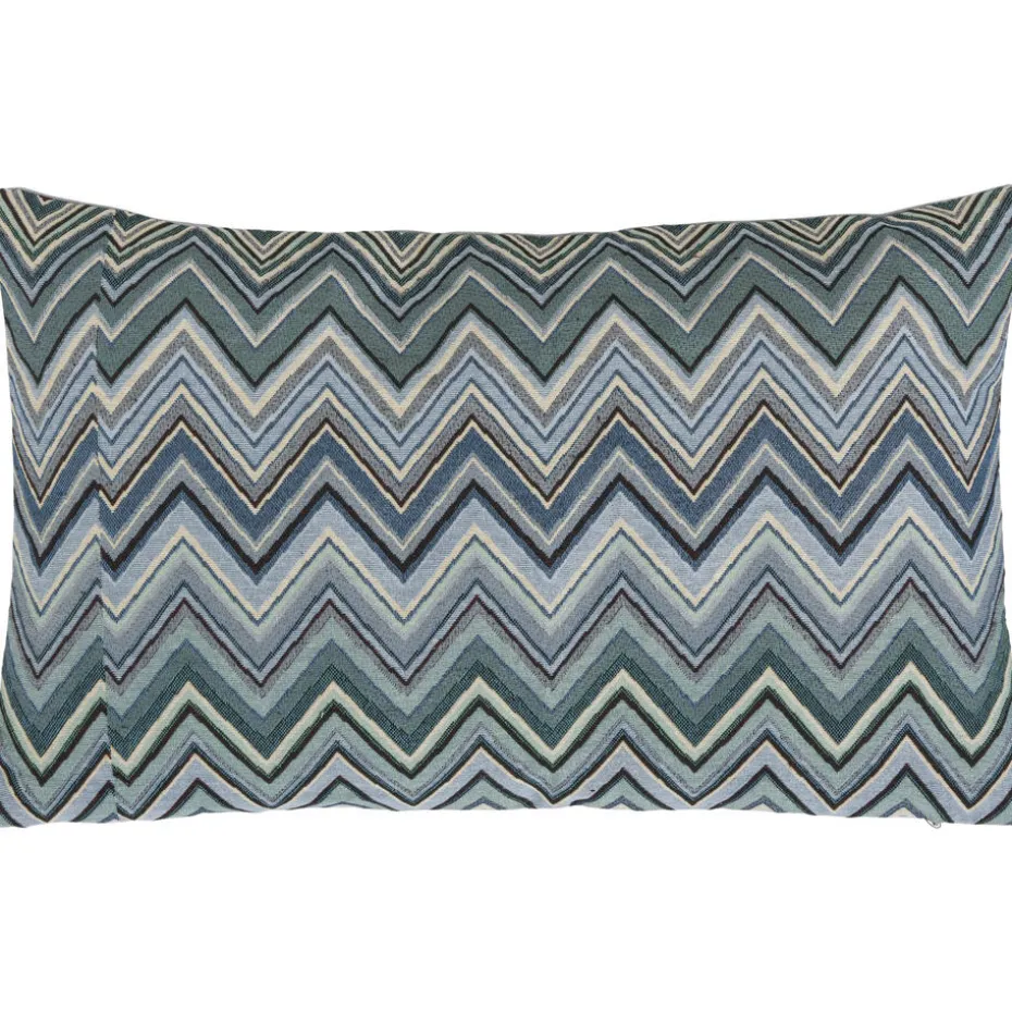 Kussen Zigzag Blauw 30x50 cm