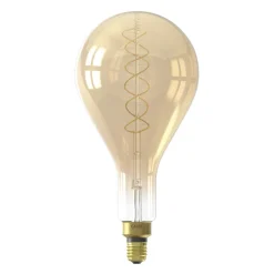 LED lamp E27 3W Goud Dimbaar