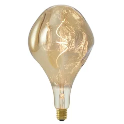 LED Xxl lamp 16,5x28 cm Champagne E27 Dimbaar