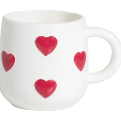 Mok Met Oor Hartjes Wit 350ml