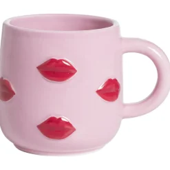 Mok Met Oor Lippen Roze 350ml