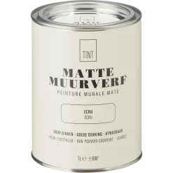 Muurverf Mat Ecru 1 l