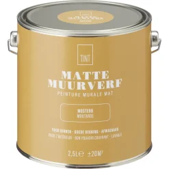 Muurverf Mat Mosterd 2.5 l