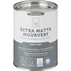Muurverf Professional Dark Grey 1 l