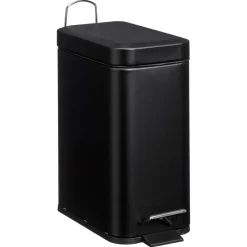 Pedaalemmer Rechthoek 5 Liter Zwart