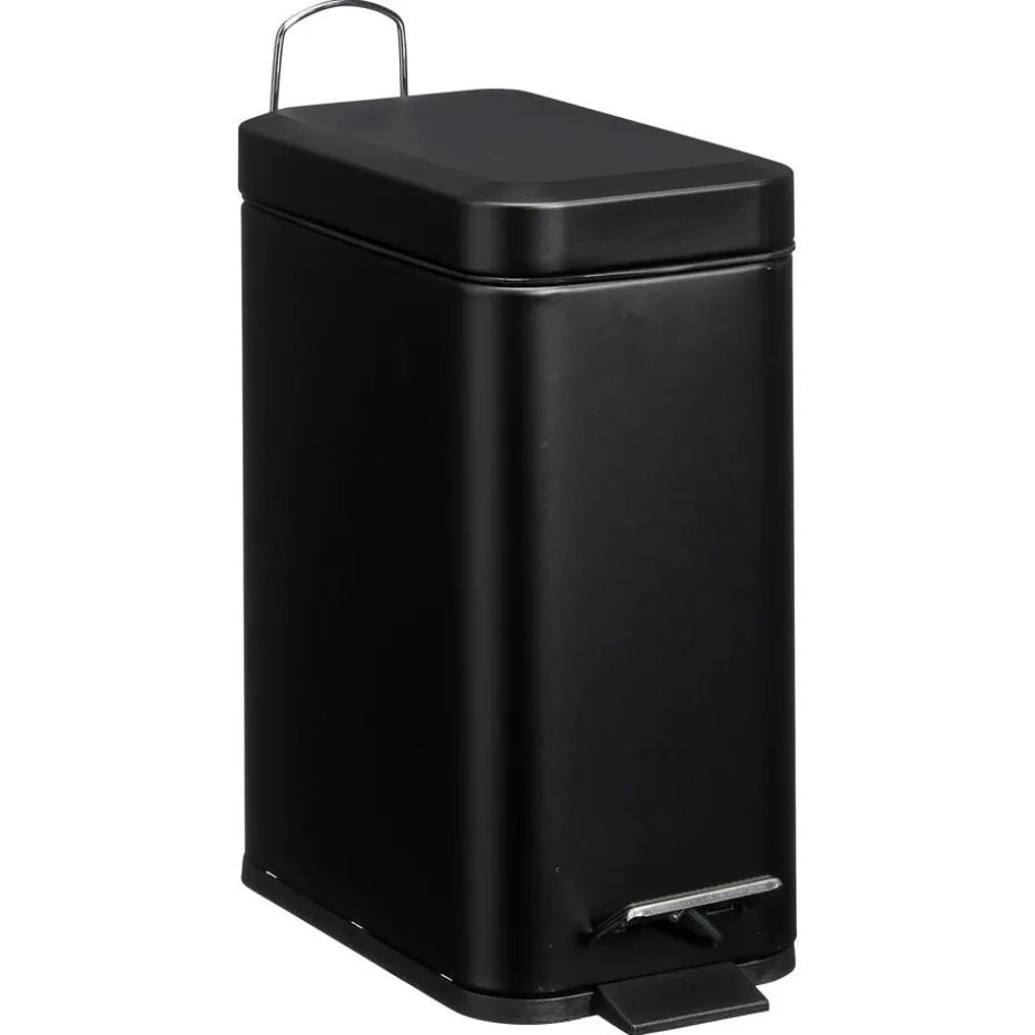 Pedaalemmer Rechthoek 5 Liter Zwart