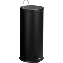 Pedaalemmer Zink 30 Liter Zwart