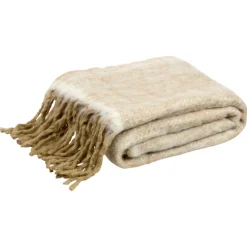 Plaid Colmars Beige - 130x170 cm