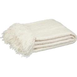 Plaid Teddy Wit - 130x170 cm