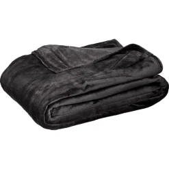 Plaid XXL Zwart 240x220 Cm