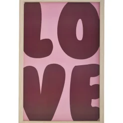 Poster Love Roze