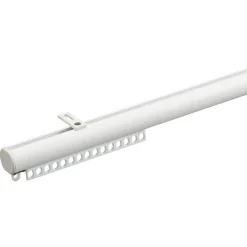 Railroedeset 200 cm Wit Metaal - Ø28mm