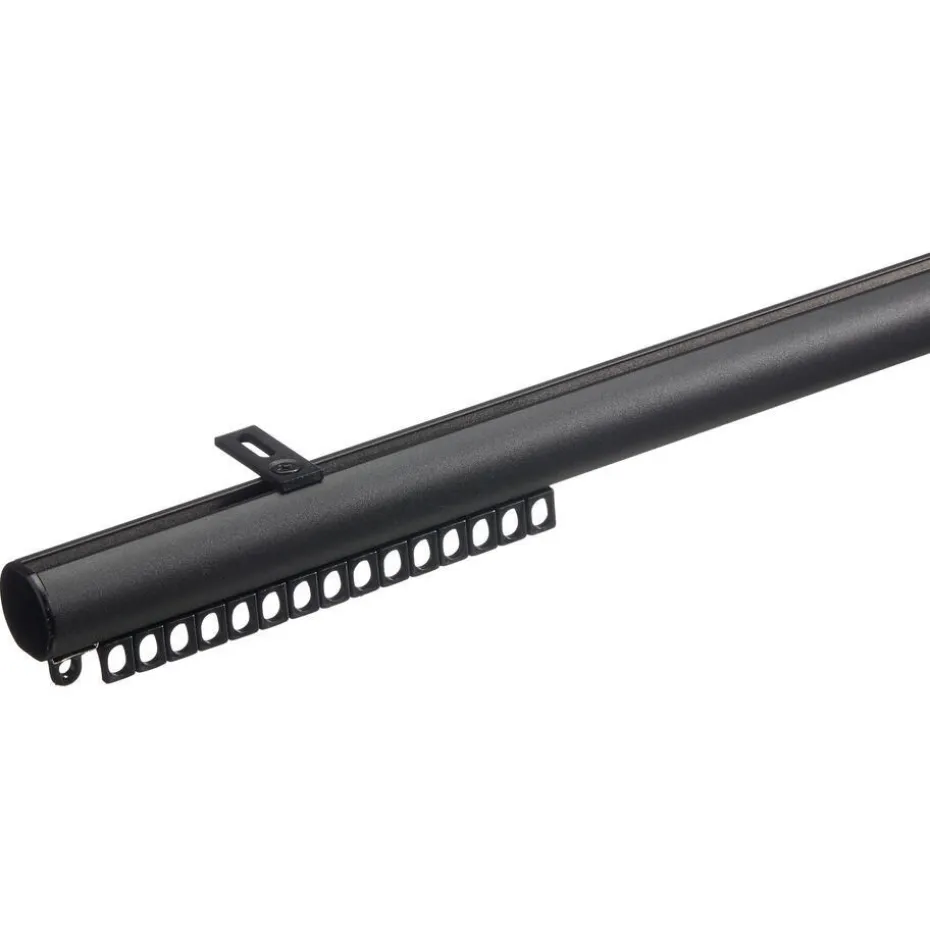 Railroedeset 250 cm Zwart Metaal - Ø28mm