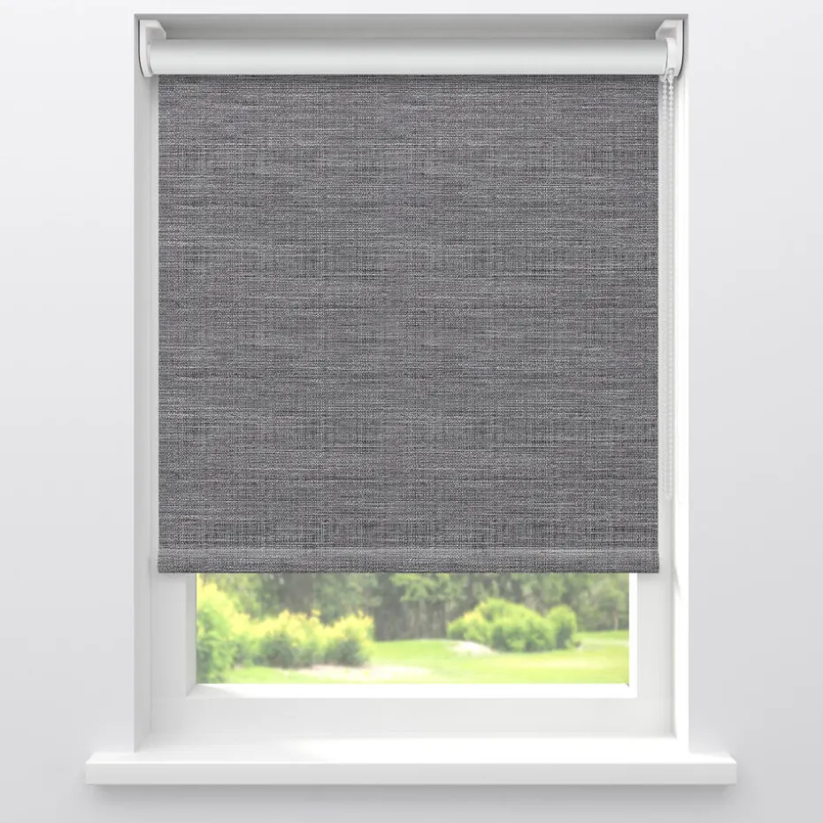 Rolgordijn Huib Grijs Verduisterend