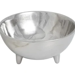 Schaal Op Voet Zilver - ø25 cm