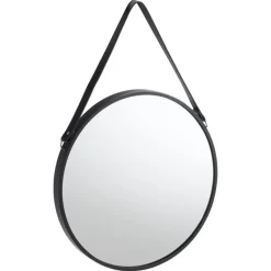 Spiegel Terlan Zwart 45 cm