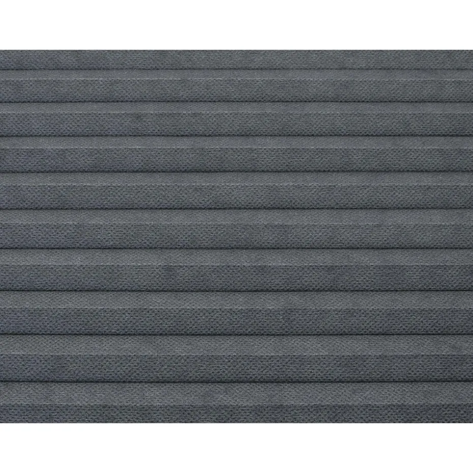 Staal Dubbel Plissé Mia Donkergrijs