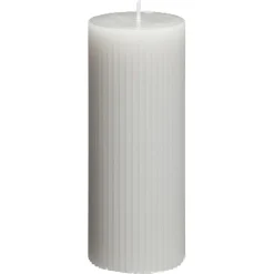 Stompkaars Rustiek Ribbel Grijs 15 cm