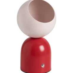 Tafellamp Bolletje Rood-Roze