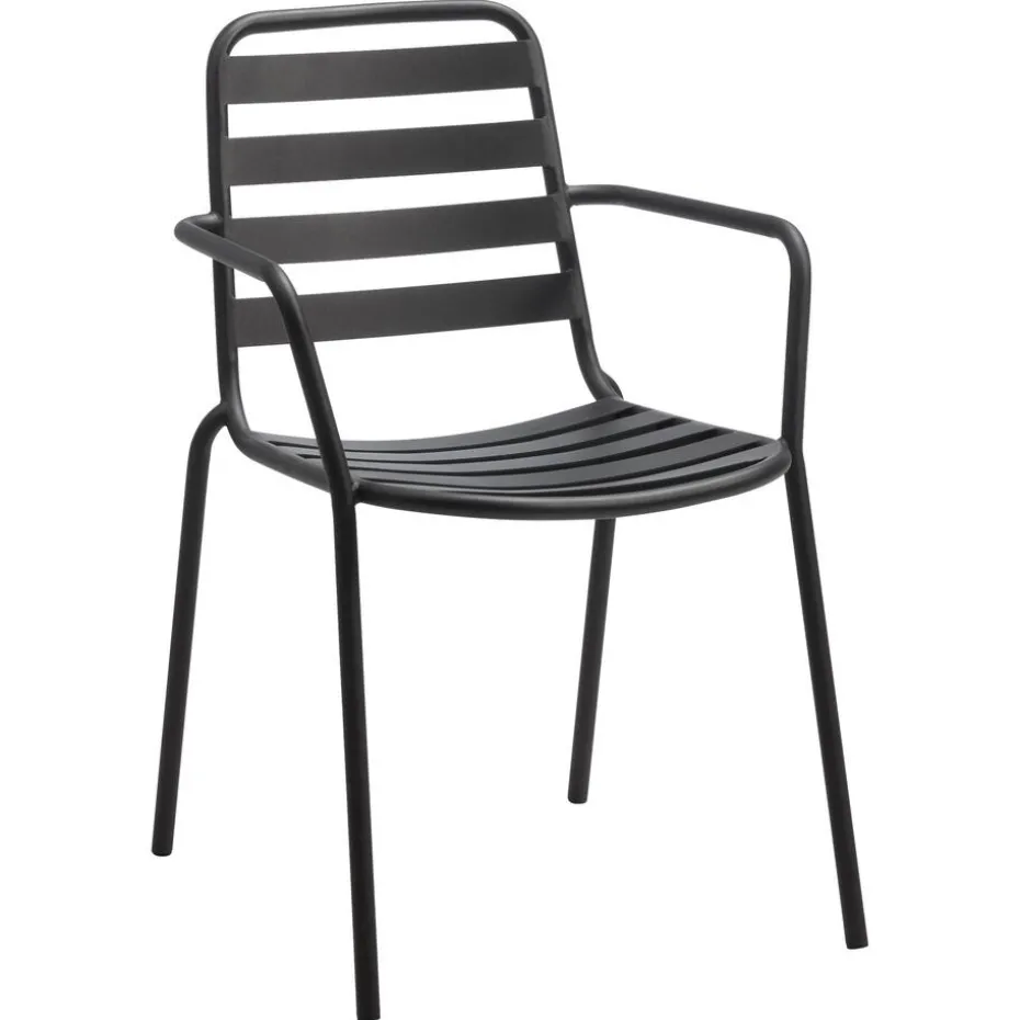 Tuinstoel Napels Zwart